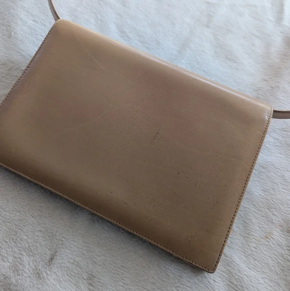 Rare Vintage Paloma Picasso Beige Shoulder Bag  Collectible - Picture 10 of 13